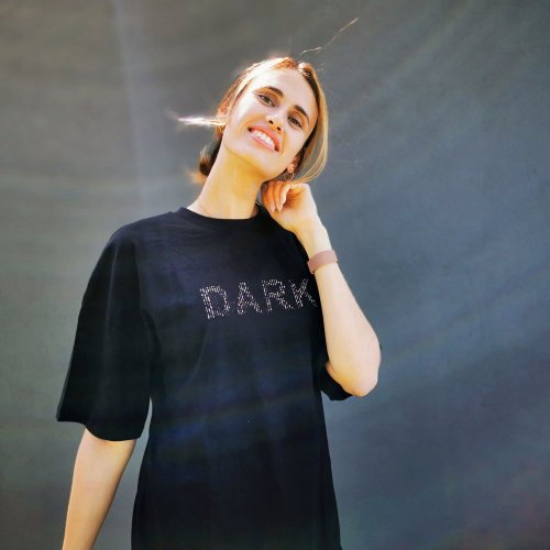 Women´s oversized t-shirt VJ Mafia, design Dark/Light