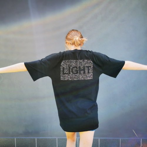 Woman oversized T-shirt Dark/Light
