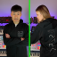 Unisex zipped Hoodie Synth Waves - Size: XL