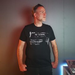 Pánské triko VJ MAFIA - fluorescenční design No Signal - svítí ve tmě